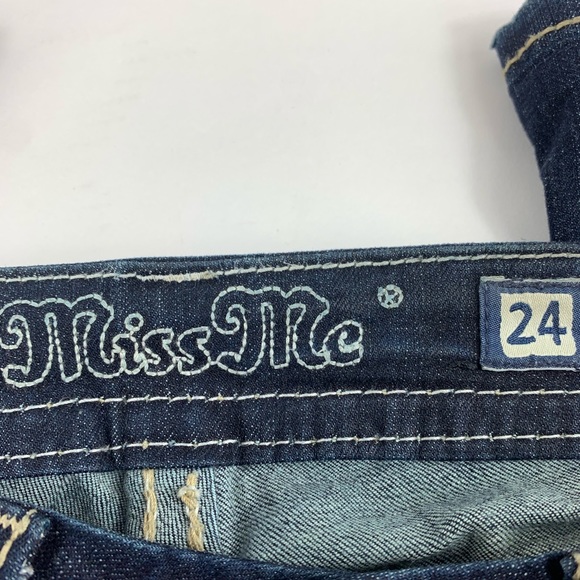 Miss Me Signature slim boot Distressed Jeans 24 - Picture 6 of 9